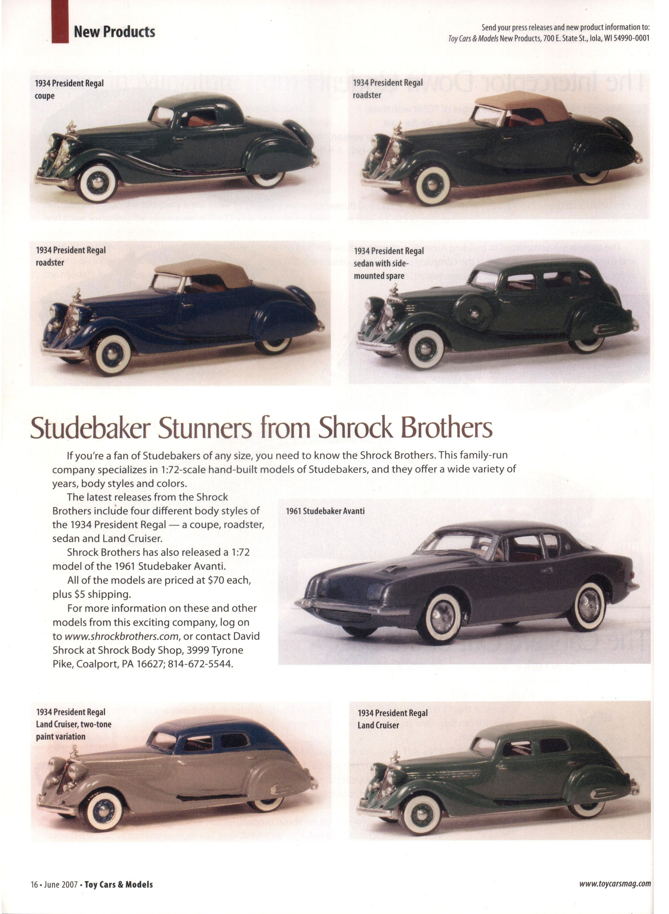 June Toy cars & models