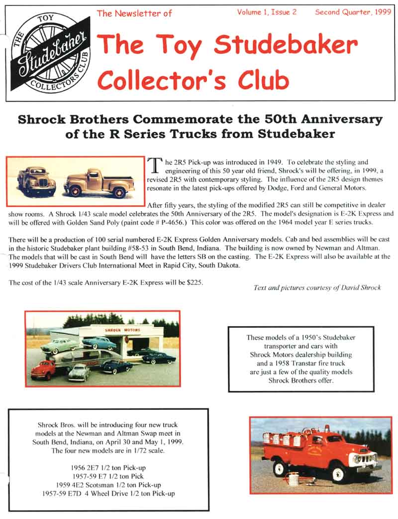 2nd-qtr Toy studebaker collectors club