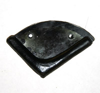 1935 Late year hood corner pads with metal insert