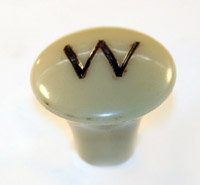 1939-40 water temp control knob (all)