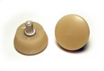 1939-41 Champion window crank Knob, M series, Ivory/Brown