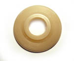 39-41 Champ & M series, window crank escutcheon, Ivory/Brown