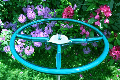 1952 Commander & Champion Custom Green Accessory Wheel 18 in wheel 