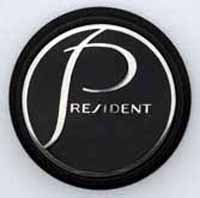 1935 President Horn button with emblem